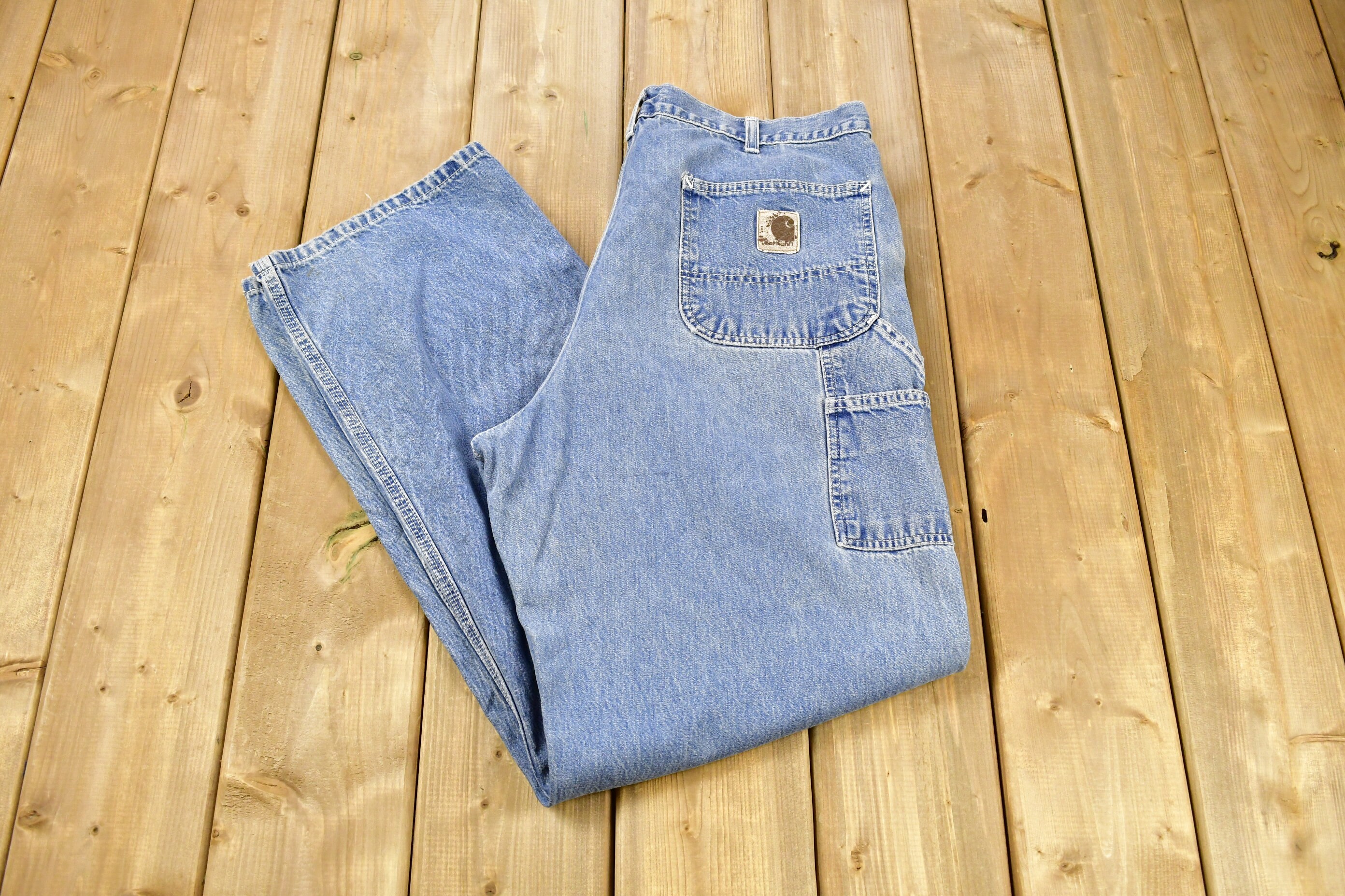 Vintage 1990s Carhartt Denim Work Jeans 