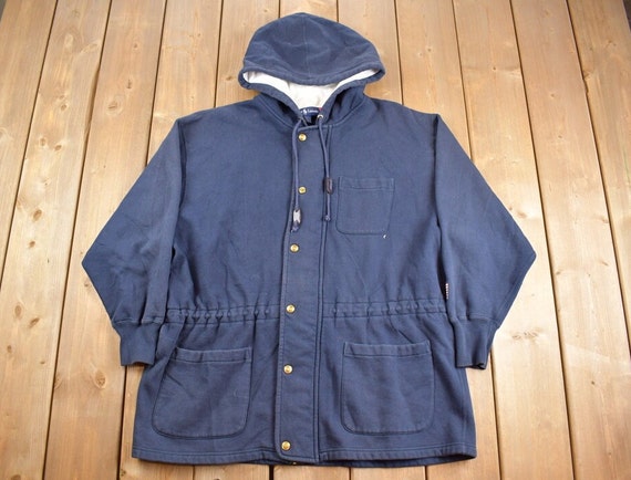 Vintage 1990s Ralph Lauren Zip up Hoodie / 90s Polo / Vintage