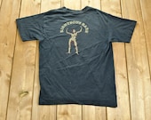 Vintage 1990s Righteous Babe quot Here Comes Naked Little Me quot T-Shirt 90s Streetwear Retro Style Single Stitch Anvil Made In USA