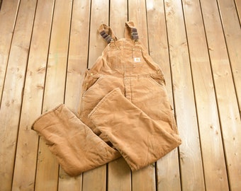 Carhartt ベージュ　オーバーオール 中古・古着通販】CarHartt (カーハート) オーバーオール
