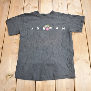 Vintage 1990s Nike Air Jordan Dream it Do it Spike Lee Grey Tag Graphic T-Shirt / 90s / Streetwear / Made In USA / Single Stitch