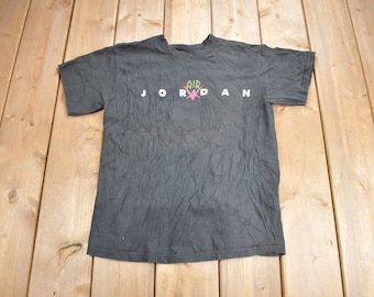 Vintage 1990s Nike Air Jordan Dream it Do it Spike Lee Grey Tag Graphic T-Shirt / 90s / Streetwear / Made In USA / Single Stitch