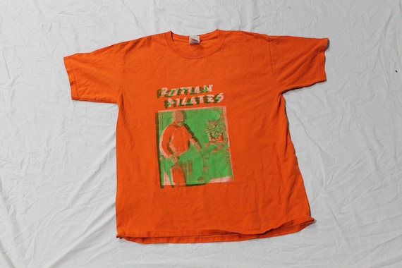 Vintage 1990s Roman Pilates Graphic T-Shirt / Ora… - image 2