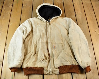 Vintage 1990s Carhartt Aztec Western Active Jac Jacket Size