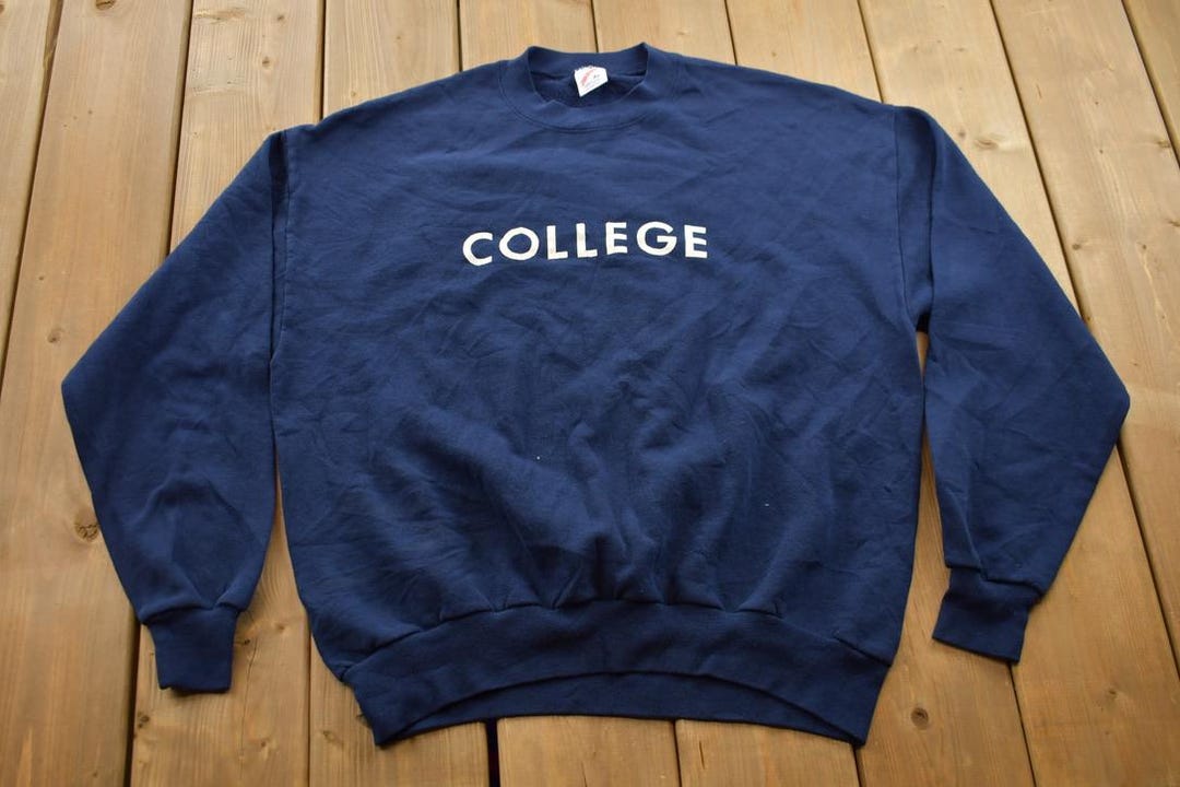 80s-90'S Jerzees College Sweatshirt, Made in USA, Men's XXL, Vintage /eaa514311