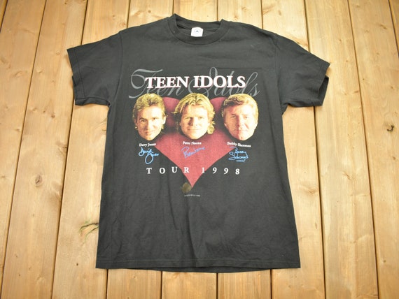 Vintage 1998 Teen Idols Single Stitch Band T-shirt / Music Promo
