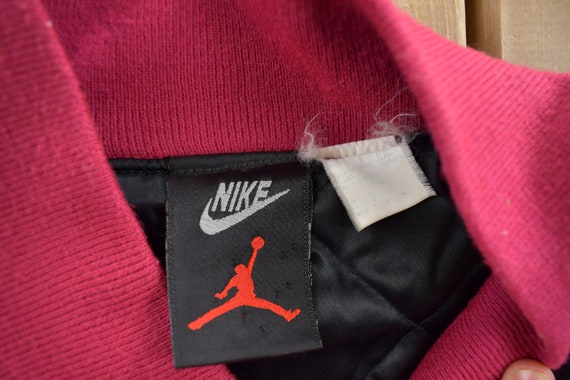 Vintage 1990s Nike Air Jordan Wool & Leather Vars… - image 6