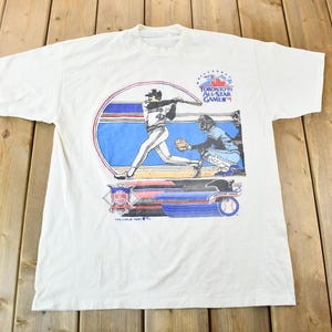 Vintage 1991 Toronto Blue Jays MLB All Star Game T Shirt / Made In Canada / 90s / Vintage Toronto / Single Stitch