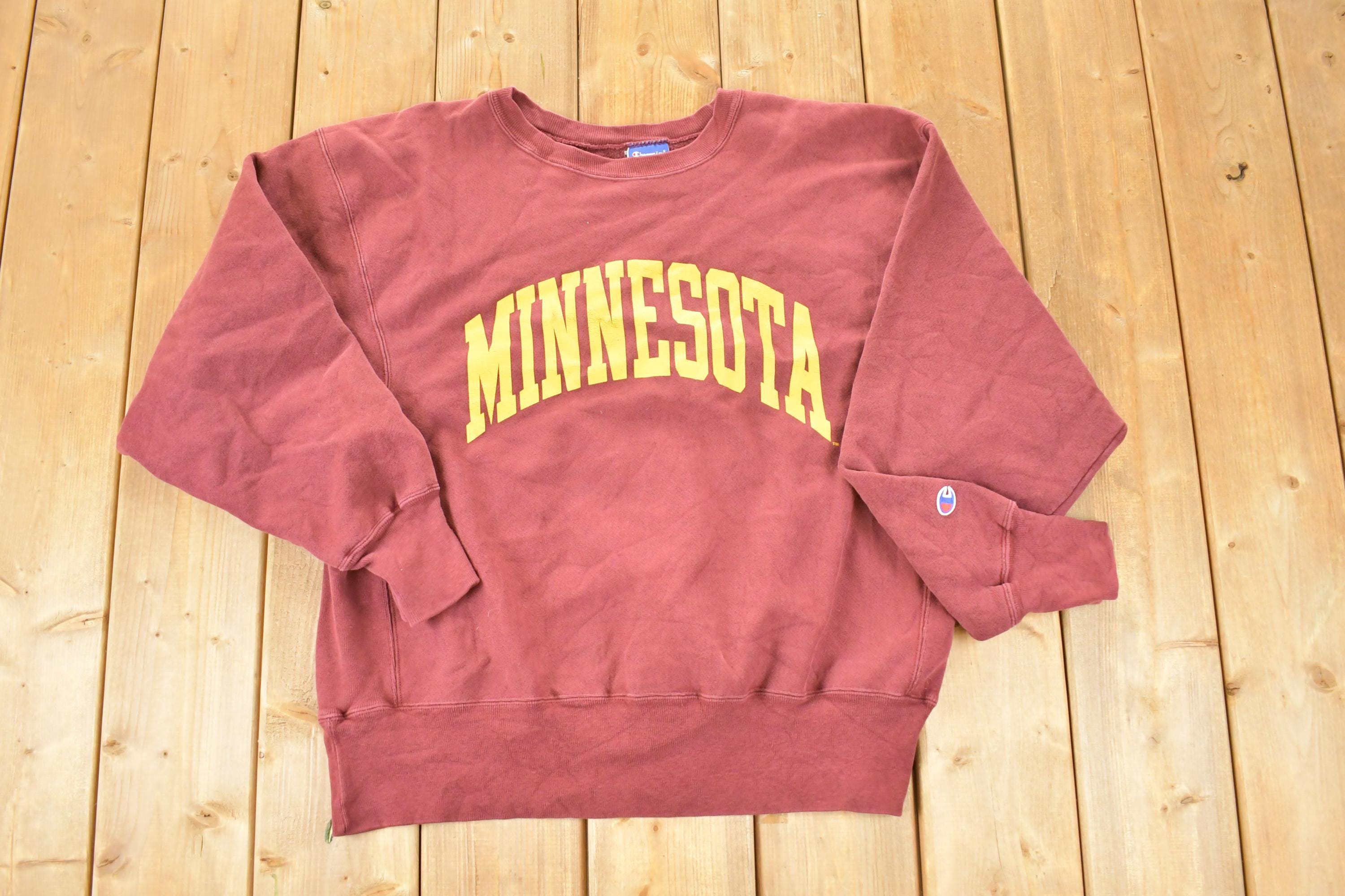 Vintage 1990s Minnesota Champion Reverse Weave Crewneck Sweatshirt 