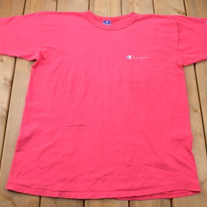 Vintage 1980s Champion Logo T-Shirt / 80s Champion / Made In The USA / Single Stitch
