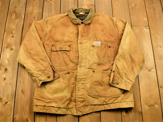 Vintage 1960's Carhartt Chore Coat Headlight Finck /… - Gem