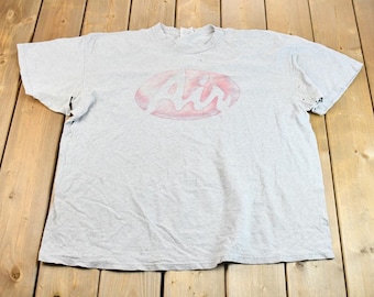 Vintage 1990s Distressed Nike Graphic T-Shirt / Nike Swoosh / Nike Vintage / Athletic Tee / Streetwear / Nike Air / Skater Tee