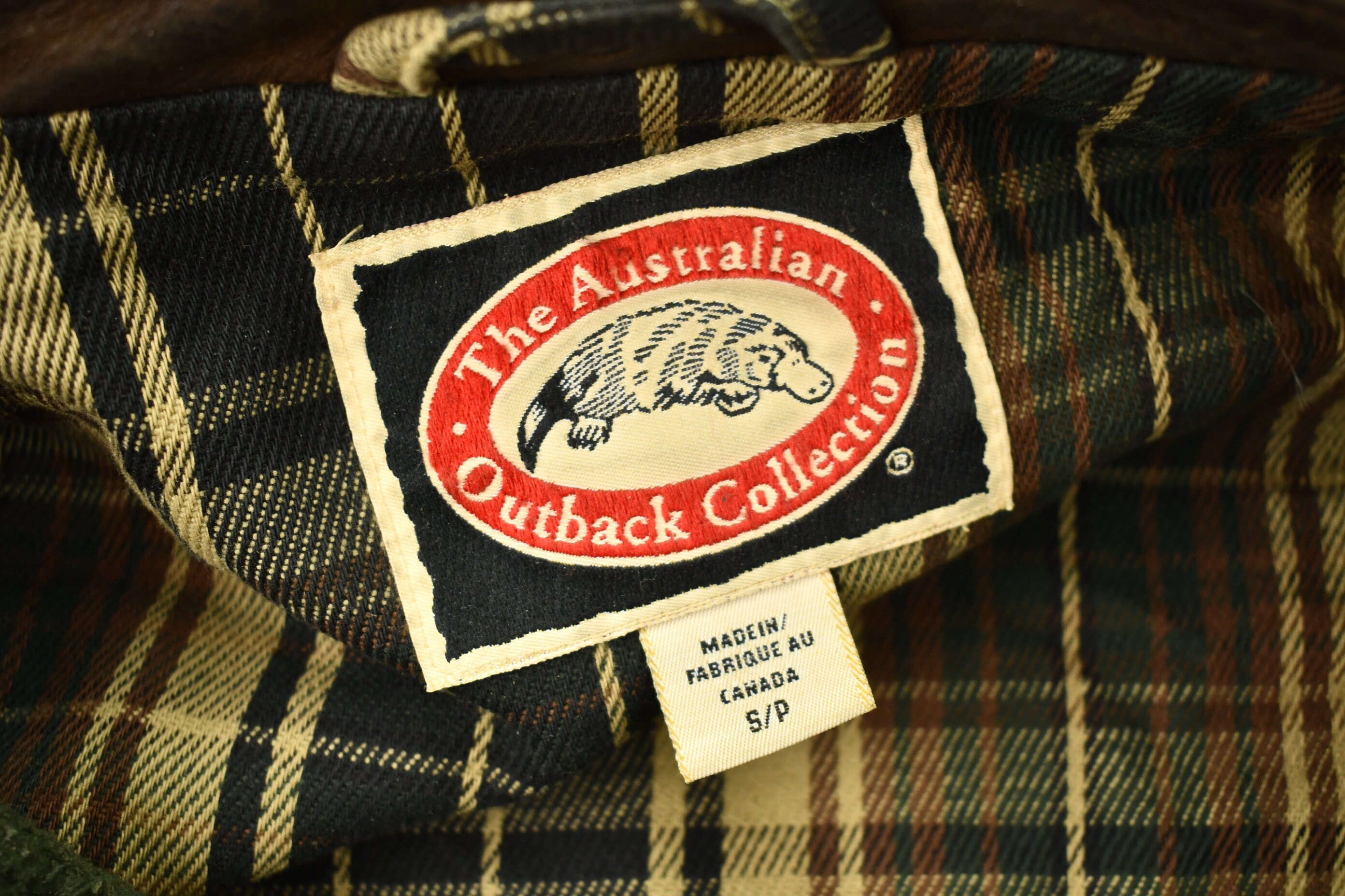Vintage 1980s the Australia Outback Collection Waxed Leather