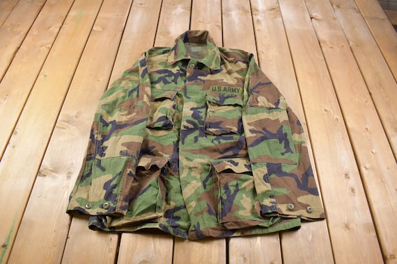 Vintage 1983 US Army Woodland Camouflage Cold Wea… - image 1