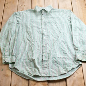 Vintage 1990s Polo Ralph Lauren Plaid Button Up Shirt / 1990s Button Up / Vintage Flannel / Basic Button Up / Vintage Ralph Lauren / 90s