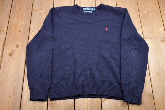 Buy Vintage 1990s Polo Ralph Lauren Knitted Sweater / Vintage 90s 