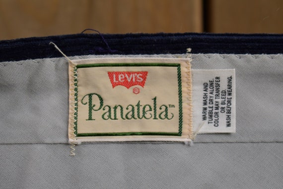 Vintage 1970s Levis Panatela Corduroy Flared Trou… - image 3