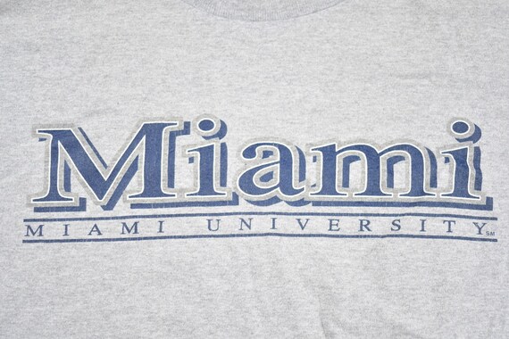 Vintage 1990s Miami University Collegiate Crewnec… - image 2