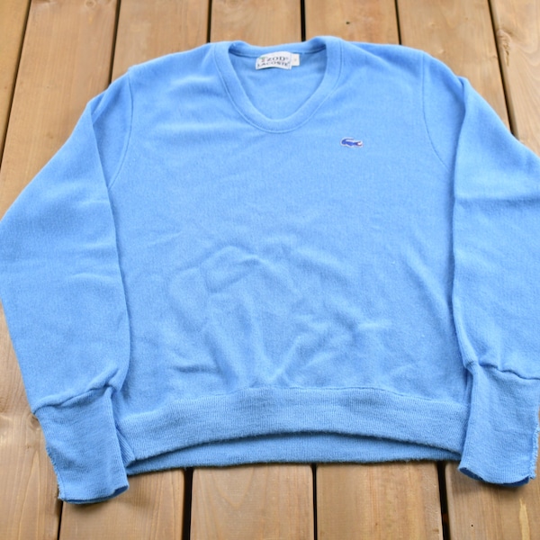 Vintage 1990s Izod Lacoste Wool Knit V-Neck Sweater / Vintage 90s V-Neck / Outdoorsman / Vintage Knit / Winter Sweatshirt / 90s Lacoste