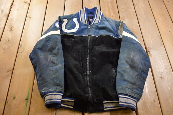 トップブランドのファッション NFL Colts Indianapolis 1990s Vintage Letterman NFL / Jacket ウォームアップウェア