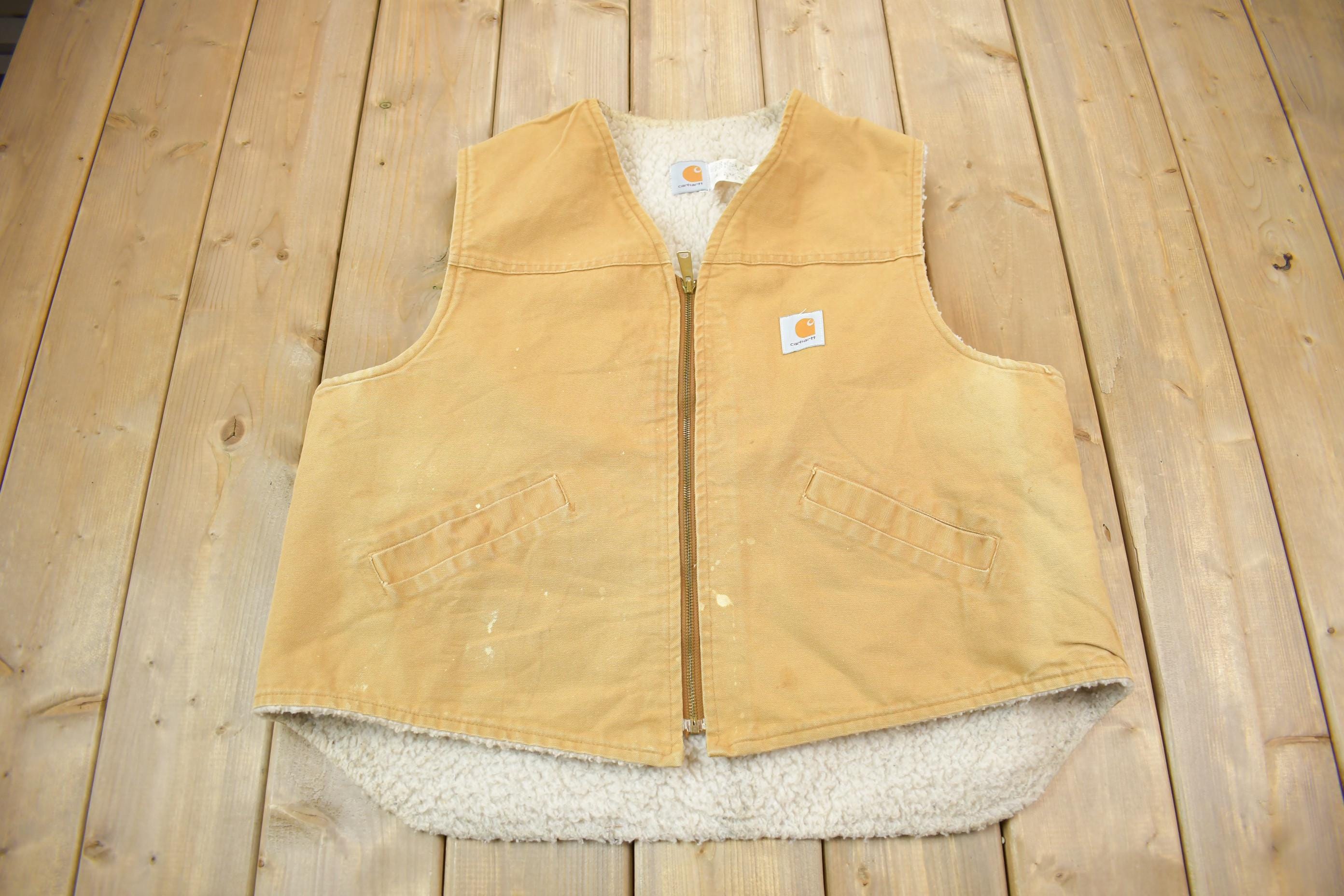 80s Carhartt Vest - Etsy 80s Carhartt Vest - Etsy