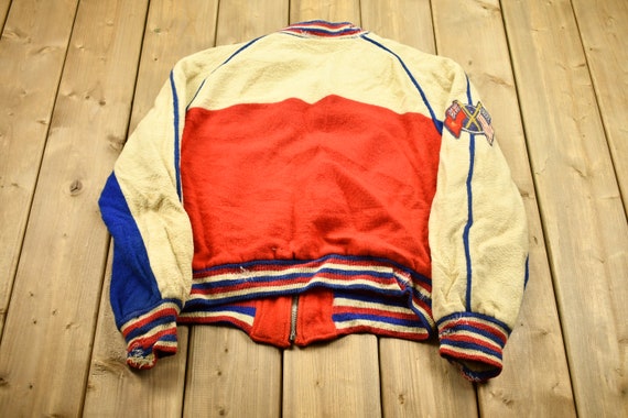 Vintage 1948 Whitehorse Hockey Varsity Jacket/ Di… - image 2