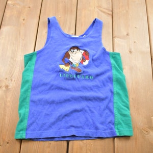 ヴィンテージ 1990年代 タスマニアンデビル ライフガード ディズニー カートゥーン プロモ Tシャツ / 90年代 グラフィック Tシャツ / ヴィンテージ ミッキーマウス / アメリカ製 / 90年代 ディズニー Tシャツ