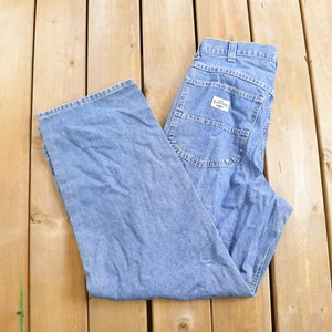 Vintage 1980s Lee Dungarees Carpenter Jeans Size 33 x 33 / Vintage Denim / Vintage Lee / Retro Jeans / Workwear / 80s Denim