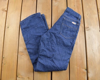 Vintage jaren 80 555 jeans maat 25 x 29 / blauw / jaren 80 denim / gemaakt in Canada / Canadian Vintage / werkkleding / streetwear / broek