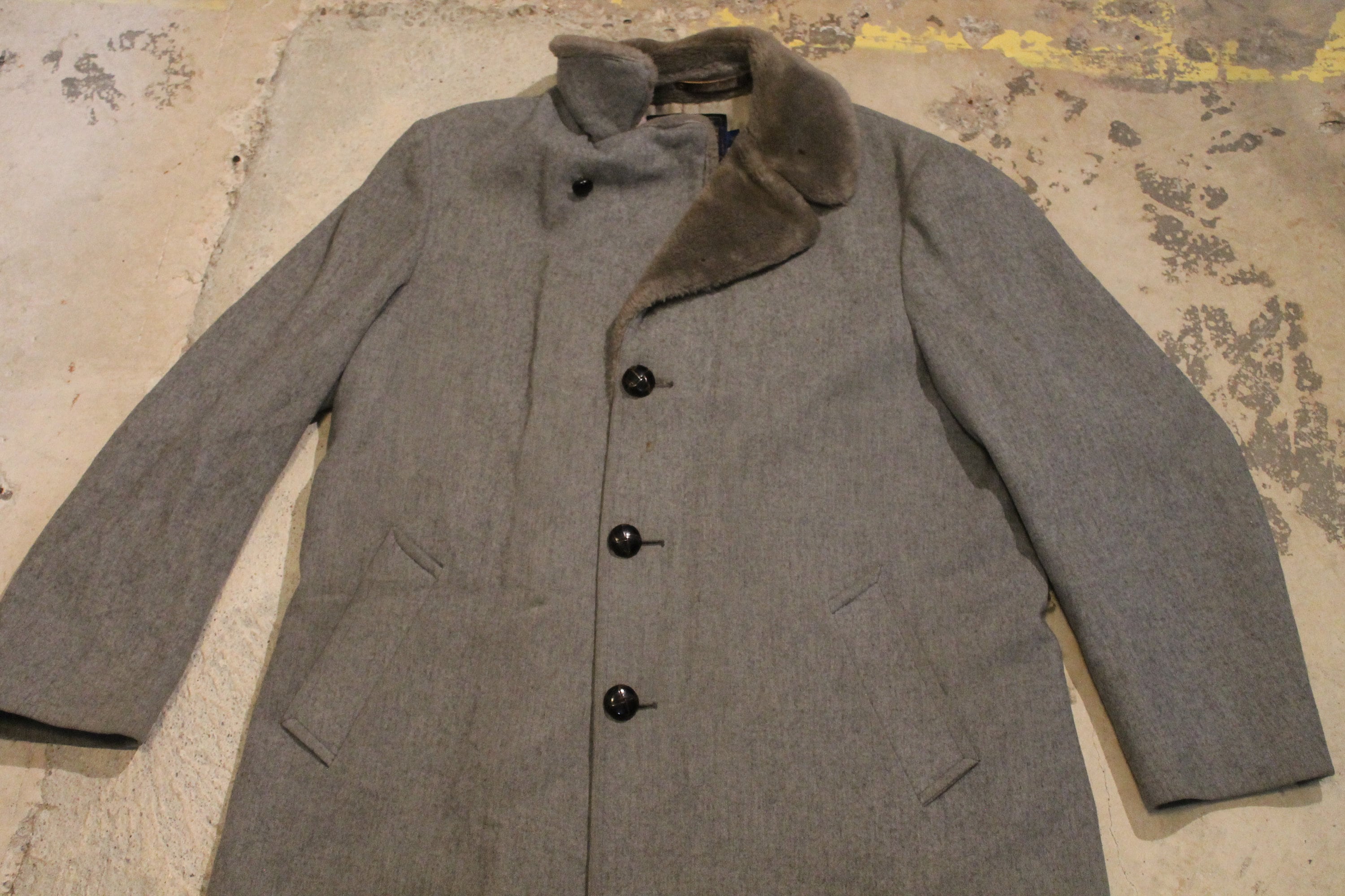 【VINTAGE】80s PENDLETON WOOL COAT Pendleton Vintage Long Wool Coat With Fur Size 42 Men's - Etsy