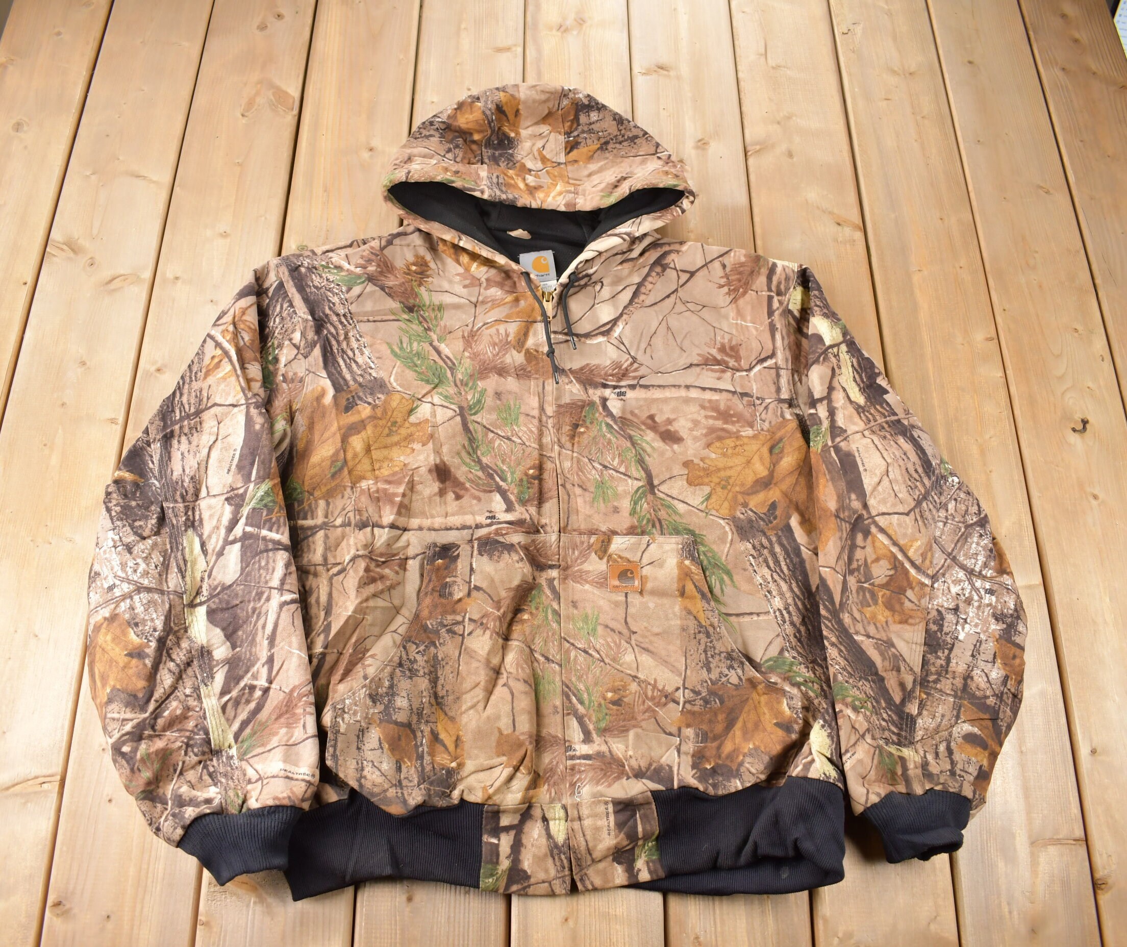 Vintage 1990s Carhartt Real Tree Camouflage Active Jac Jacket Size