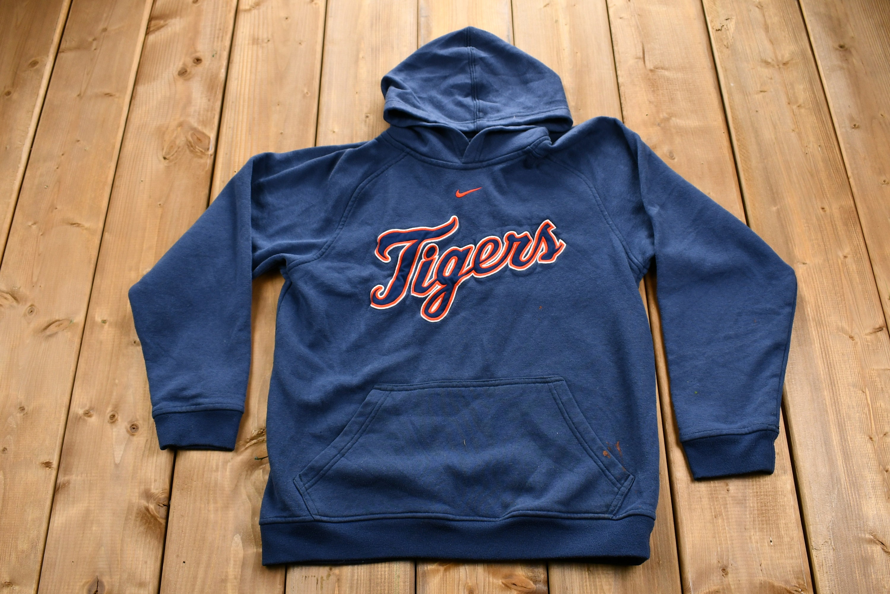 Vintage Detroit Tigers Hoodie / Nike / MLB / Baseball / 