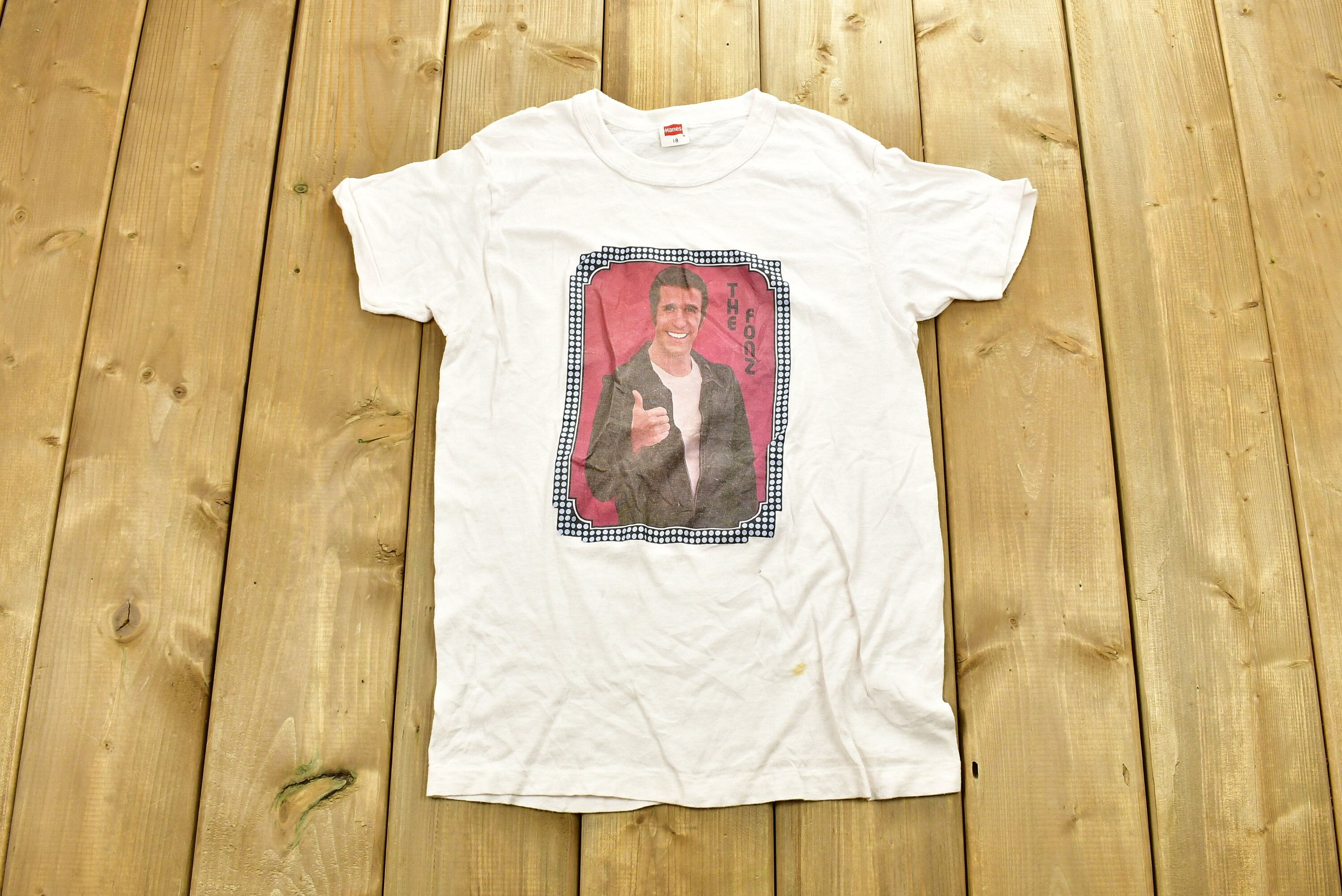 Vintage 1980's the Fonz Happy Days Promo T-shirt / Made in USA ...