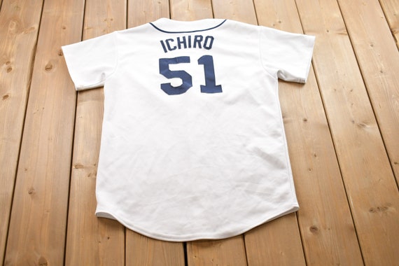 Vintage 1990s Ichiro Suzuki Majestic Florida Mariners MLB Baseball Jersey / MLB Jersey / 90s Streetwear / Athleisure / Sportswear / Baseball