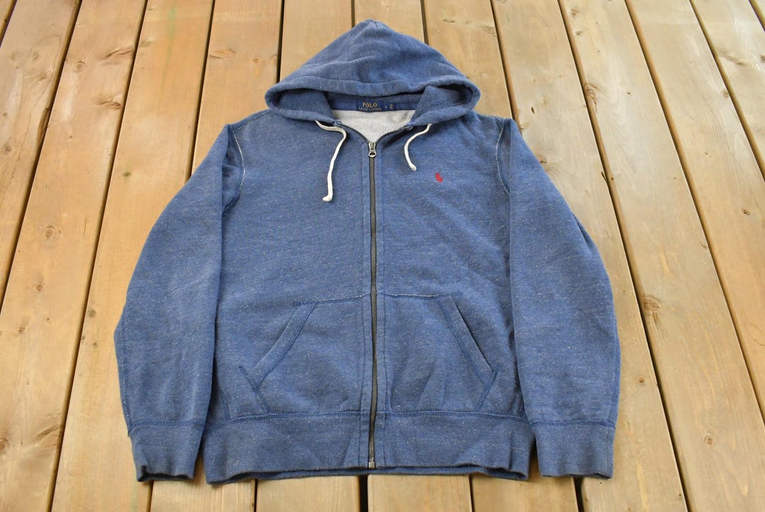Vintage 2000s Polo Ralph Lauren Full Zip Hoodie Men's L / Y2K