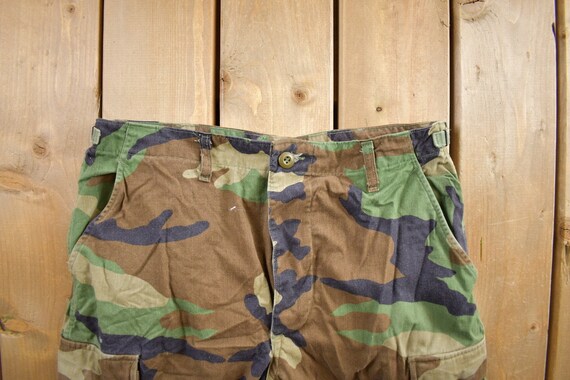 Vintage 1990s US Army Camouflage Cargo Pants Size… - image 6