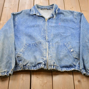 Vintage 1980s Polo Ralph Lauren Denim Full Zip Jean Jacket Vintage 1980s Polo Ralph Lauren Denim Full Zip Jean Jacket