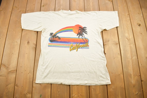 Vintage 1970s California Sunset Theme Souvenir T Shirt / | Etsy