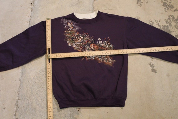 Vintage 1990s Nature Graphic Crewneck Sweater  / … - image 4