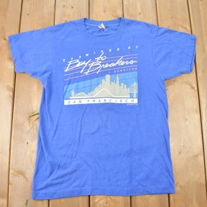 Vintage 1983 bay To Breakers San Fransisco Graphic T Shirt / Vintage T Shirt / Streetwear / Graphic Tee / Single Stitch / Made In USA