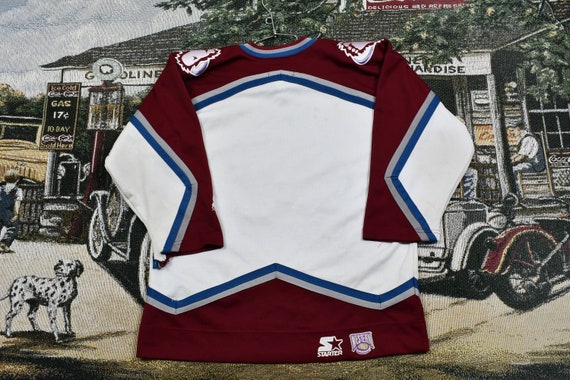 Colorado Avalanche Jersey (VTG) - Practice Gear by Starter - Men's Large