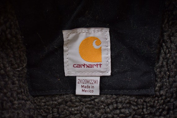 Vintage 1990's Carhartt Womens Sherpa Lined Washe… - image 5