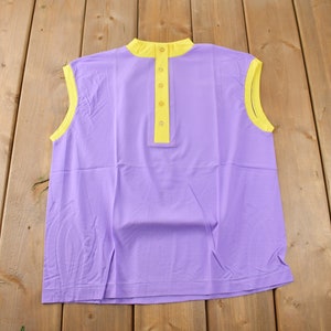 True Vintage 1960s Deadstock Helen Sue Sleeveless Nylon Blouse Knit Sport Top