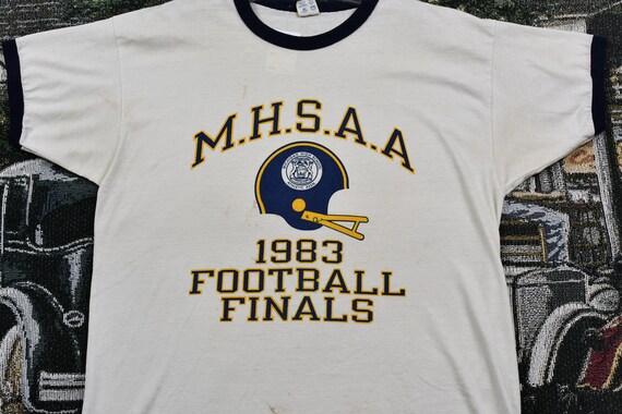 Vintage 1983 Champion MHSAA Football Finals Singl… - image 3