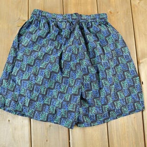 Vintage 1990s Woolrich Swim Shorts / 90s Vintage Shorts / Vintage Summer Shorts / Made in USA / Swimwear