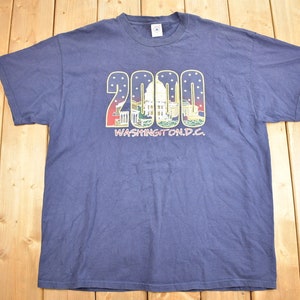 Vintage 1990s Washington DC Souvenir T Shirt / Streetwear / Made In USA / Vacation Tee / Travel T Shirt