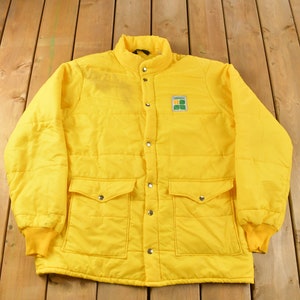 Vintage 1980s Hubbard Patchwork Weather Caster Puffer Jacket / Winter Jacket / Vintage Workwear / Streetwear