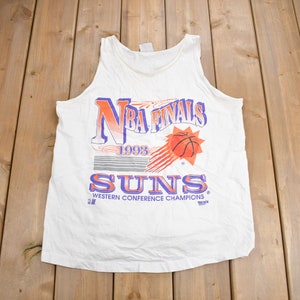 Vintage 1993 Phoenix Suns NBA Graphic Tank Top Shirt / Made In USA / Single Stitch / NBA Basketball / 90s Streetwear / Sportswear