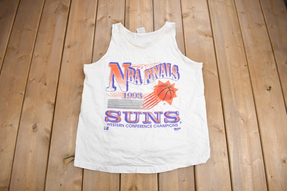 Vintage 1993 Phoenix Suns NBA Graphic Tank Top Sh… - image 1