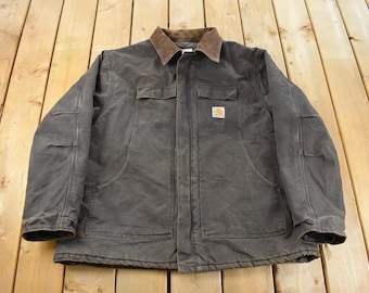Vintage 1990s Carhartt Thrashed Active Jac Work Jacket / Workwear